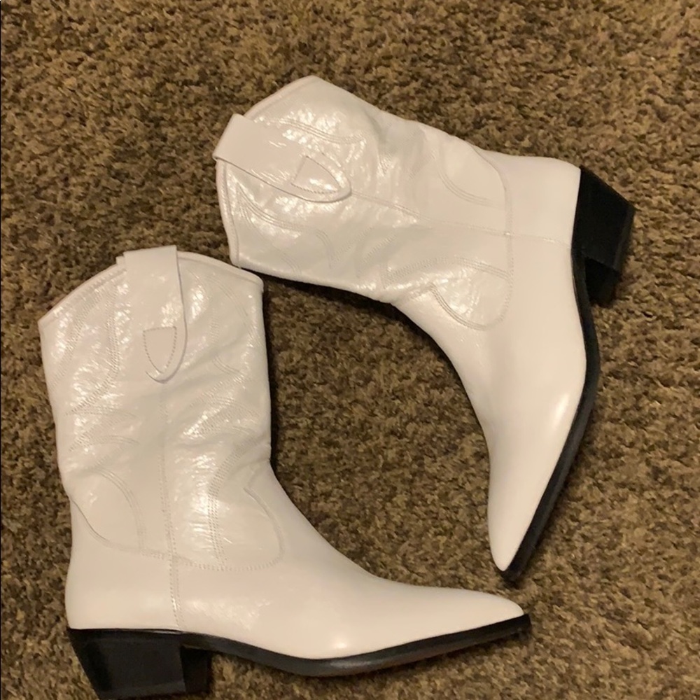 Rebecca mink off boots